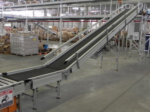 Incline Decline Slider Belt Conveyor